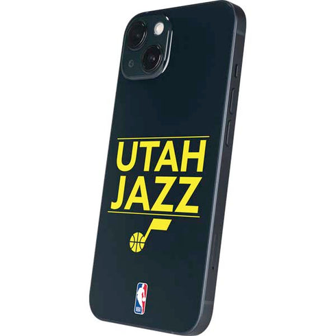 NBA Utah Jazz Standard - Black iPhone 15 Plus Skin