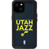 NBA Utah Jazz Standard - Black iPhone 15 Plus Waterproof Case