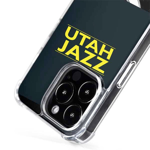 NBA Utah Jazz Standard - Black iPhone 15 Pro Max MagSafe Case