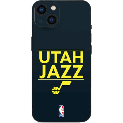 NBA Utah Jazz Standard - Black iPhone 15 Skin