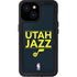 NBA Utah Jazz Standard - Black iPhone 15 Waterproof Case