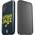 NBA Utah Jazz Standard - Black iPhone 16 Impact Case