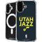 NBA Utah Jazz Standard - Black iPhone 16 MagSafe Case