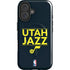 NBA Utah Jazz Standard - Black iPhone 16 Magsafe Impact Case
