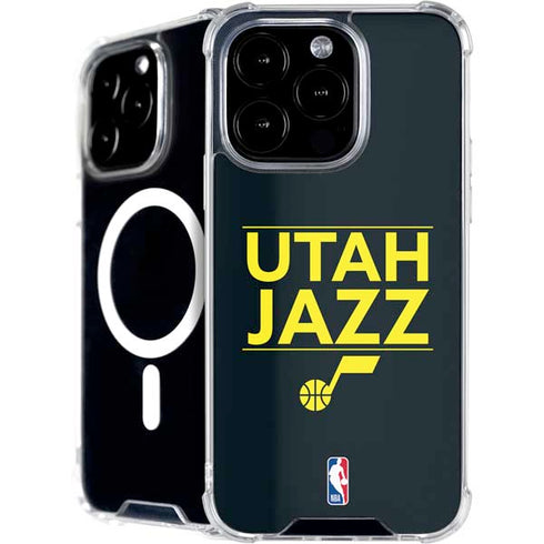 NBA Utah Jazz Standard - Black iPhone 16 Pro Max MagSafe Case