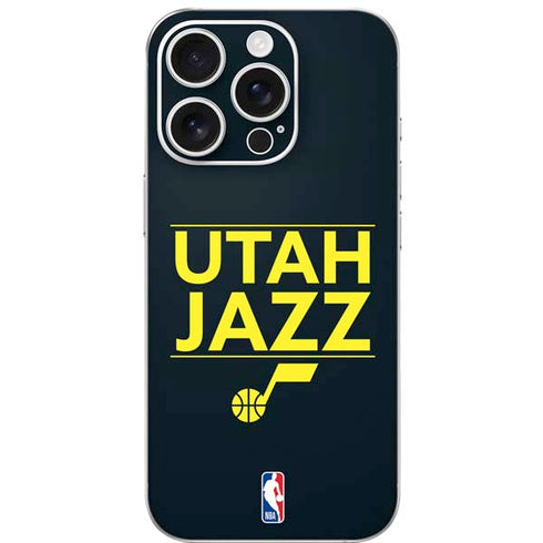NBA Utah Jazz Standard - Black iPhone 16 Pro Skin