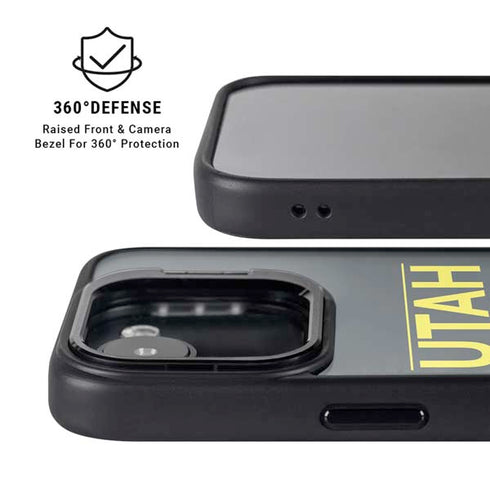 NBA Utah Jazz Standard - Black iPhone 16e Kickstand Case