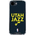 NBA Utah Jazz Standard - Black iPhone 16e Clear Case