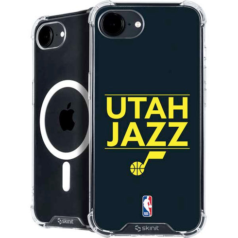 NBA Utah Jazz Standard - Black iPhone 16e MagSafe Case