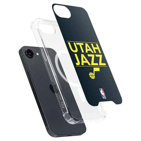 NBA Utah Jazz Standard - Black iPhone 16e MagSafe Case