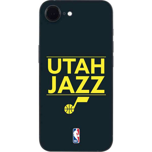 NBA Utah Jazz Standard - Black iPhone 16e Skin