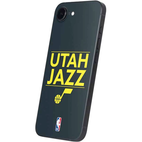 NBA Utah Jazz Standard - Black iPhone 16e Skin