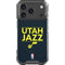 NBA Utah Jazz Standard - Black iPhone 18 Pro Clear Case