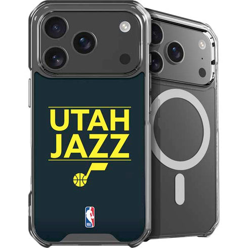 NBA Utah Jazz Standard - Black iPhone 18 Pro MagSafe Case