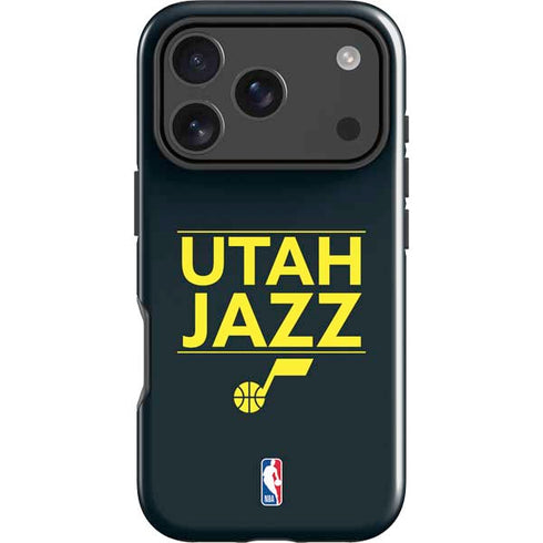 NBA Utah Jazz Standard - Black iPhone 18 Pro Max Impact Case