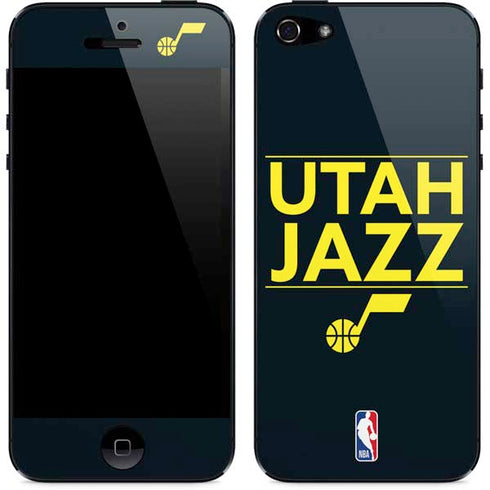NBA Utah Jazz Standard - Black iPhone 5/5s/5SE Skin