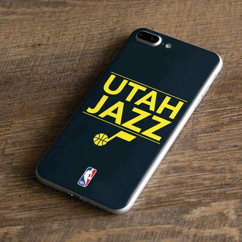 NBA Utah Jazz Standard - Black iPhone 8 Plus Skin