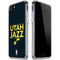NBA Utah Jazz Standard - Black iPhone SE (2nd & 3rd Gen) Clear Case