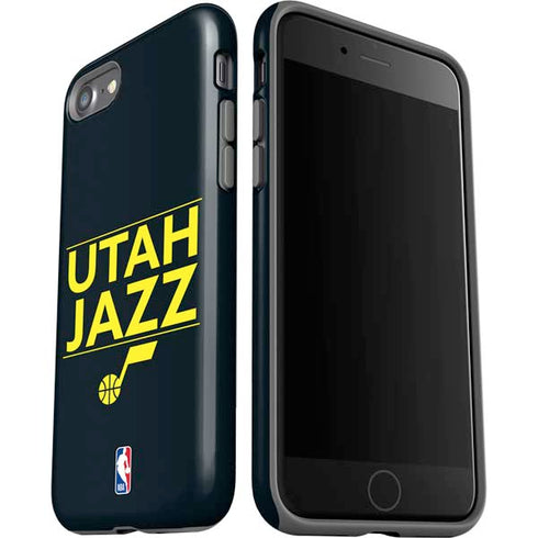 NBA Utah Jazz Standard - Black iPhone SE (2nd & 3rd Gen) Pro Case