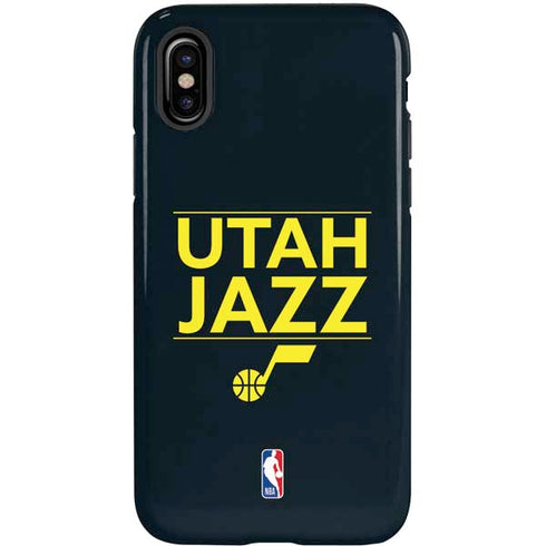 NBA Utah Jazz Standard - Black iPhone X Pro Case