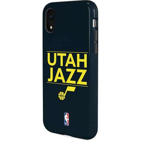 NBA Utah Jazz Standard - Black iPhone XR Pro Case