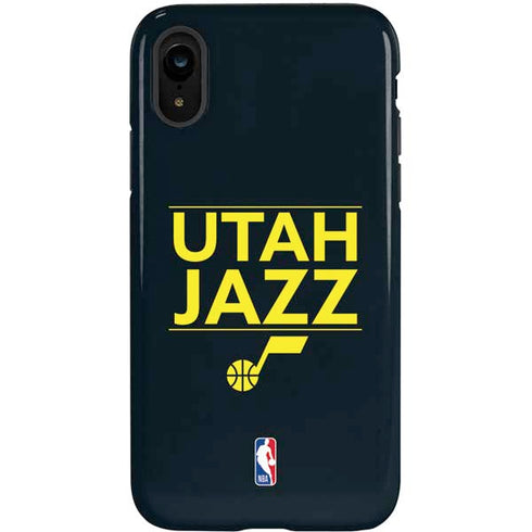 NBA Utah Jazz Standard - Black iPhone XR Pro Case