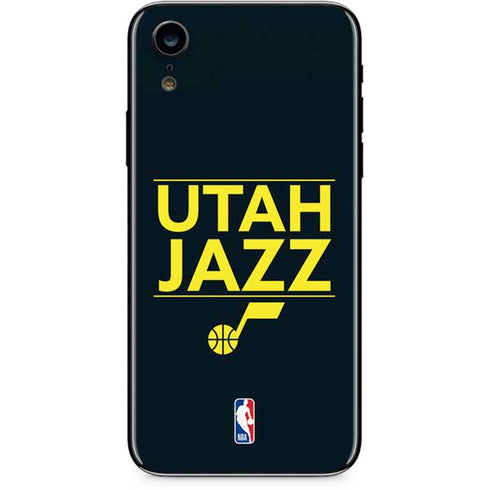 NBA Utah Jazz Standard - Black iPhone XR Skin