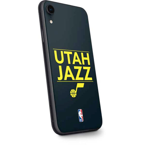 NBA Utah Jazz Standard - Black iPhone XR Skin