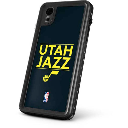 NBA Utah Jazz Standard - Black iPhone XR Waterproof Case