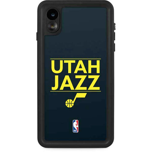 NBA Utah Jazz Standard - Black iPhone XR Waterproof Case