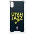 NBA Utah Jazz Standard - Black iPhone XS Clear Case