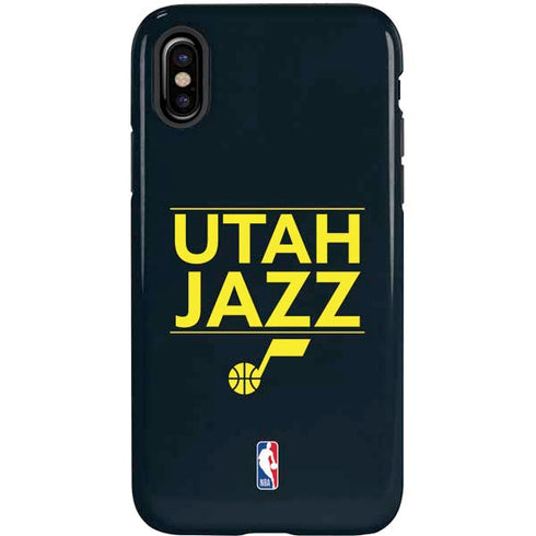 NBA Utah Jazz Standard - Black iPhone XS Pro Case