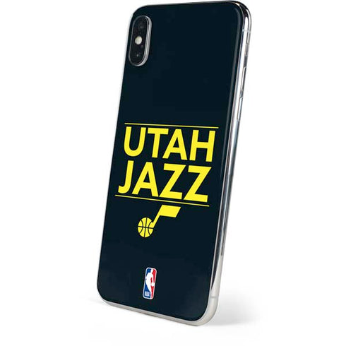 NBA Utah Jazz Standard - Black iPhone XS Skin