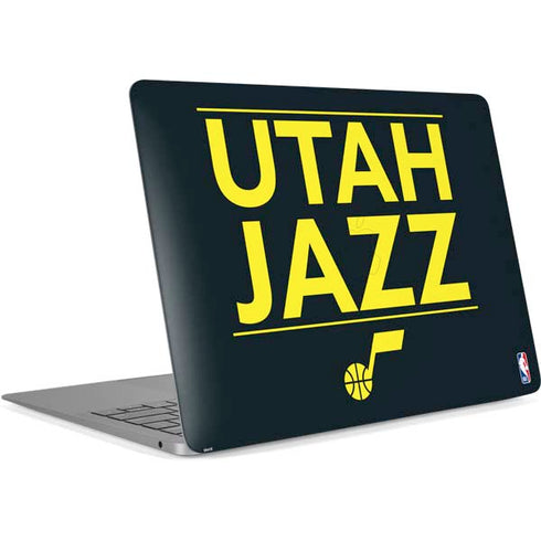 NBA Utah Jazz Standard - Black Apple MacBook Air Skin
