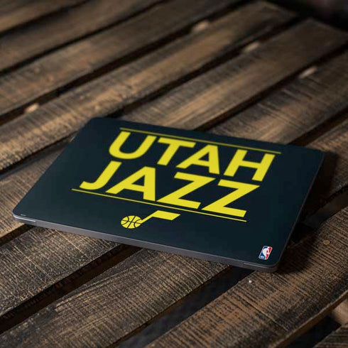 NBA Utah Jazz Standard - Black Apple MacBook Air Skin