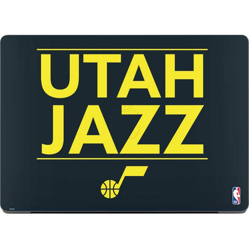 NBA Utah Jazz Standard - Black Apple MacBook Pro 14-inch Skin