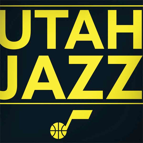 NBA Utah Jazz Standard - Black MacBook Skins