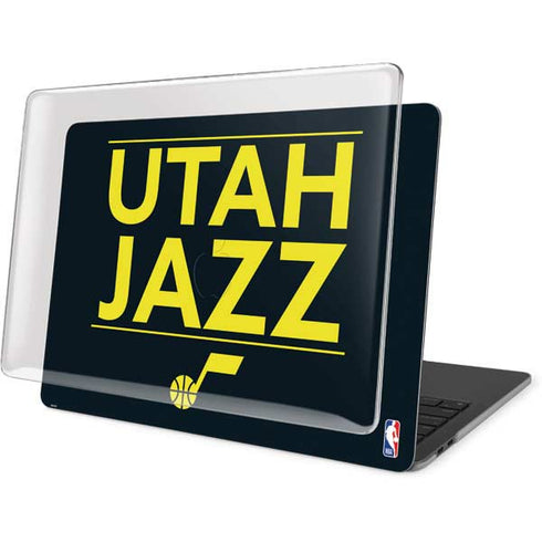 NBA Utah Jazz Standard - Black MacBook Pro 16in (2019-20) Case plus Skin