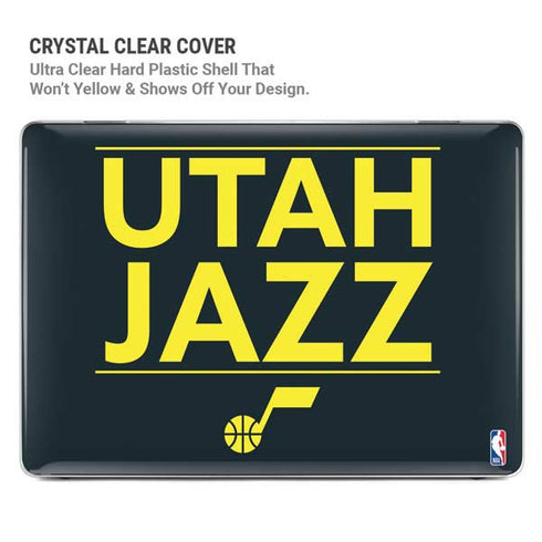 NBA Utah Jazz Standard - Black MacBook Pro 16in (2019-20) Case plus Skin