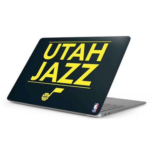 NBA Utah Jazz Standard - Black Apple MacBook Pro 16-inch Skin