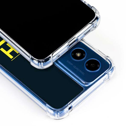 NBA Utah Jazz Standard - Black Moto G 5G (2024) Clear Case