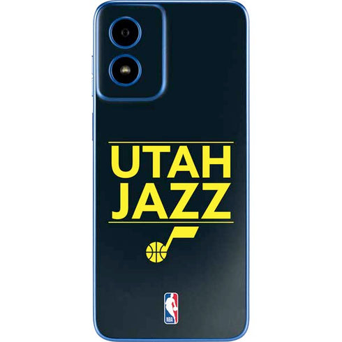 NBA Utah Jazz Standard - Black Moto G Play 4G (2024) Skin