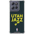NBA Utah Jazz Standard - Black Moto G Play 5G (2025) Clear Case