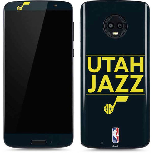 NBA Utah Jazz Standard - Black Moto G6 Skin