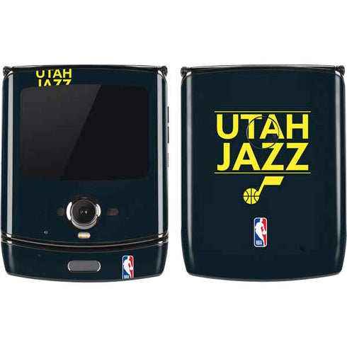 NBA Utah Jazz Standard - Black Motorola RAZR Skin