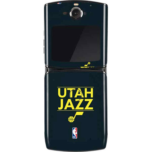 NBA Utah Jazz Standard - Black Motorola RAZR Skin