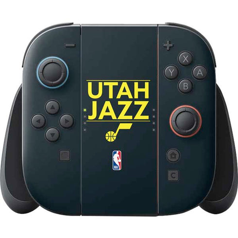 NBA Utah Jazz Standard - Black Nintendo Skins