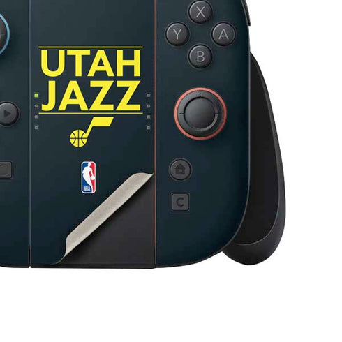 NBA Utah Jazz Standard - Black Nintendo Switch 2 (2025) Joy-Con Controller Skin