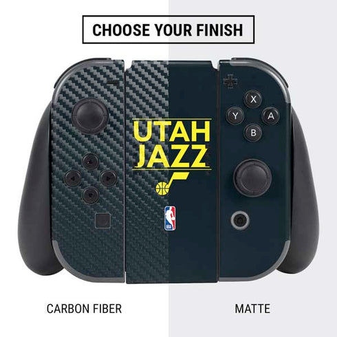 NBA Utah Jazz Standard - Black Nintendo Switch Bundle Skin