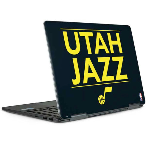 NBA Utah Jazz Standard - Black Notebook 9 Pro 13in (2017) Skin